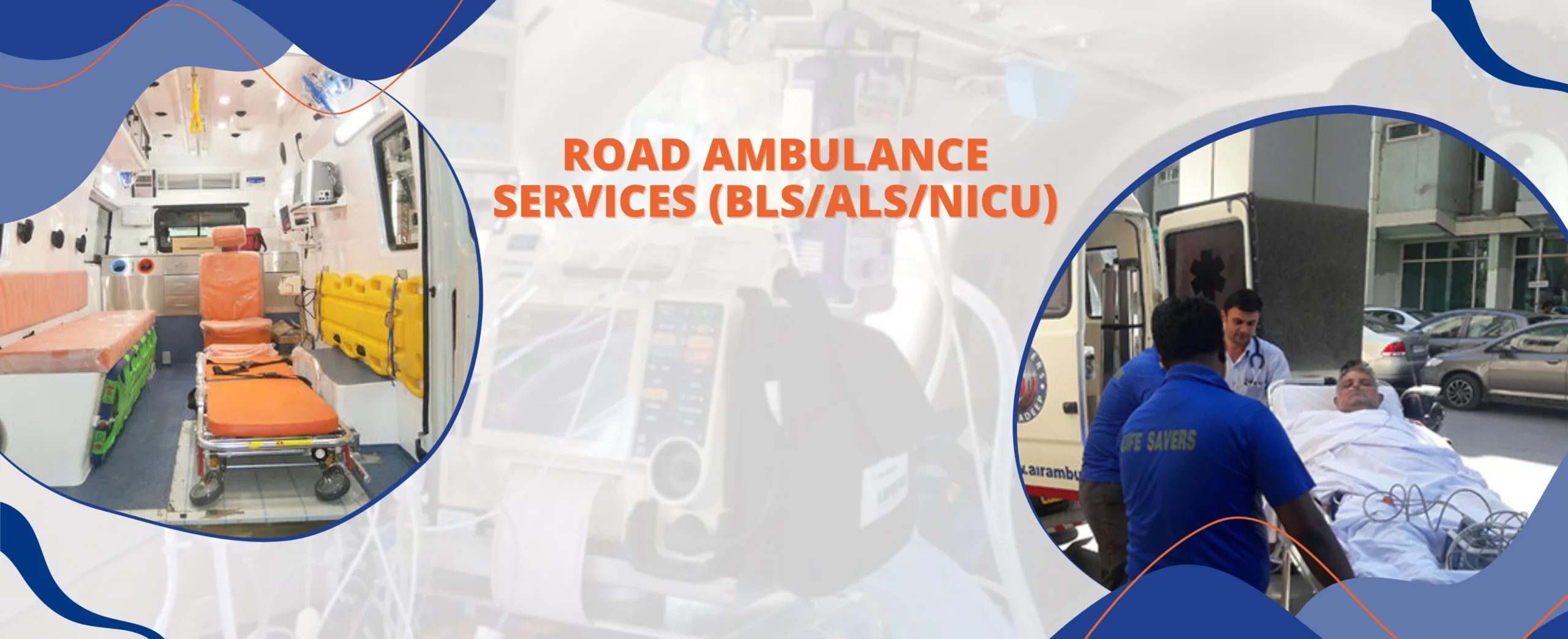 Ambulance services for emergency medical transport